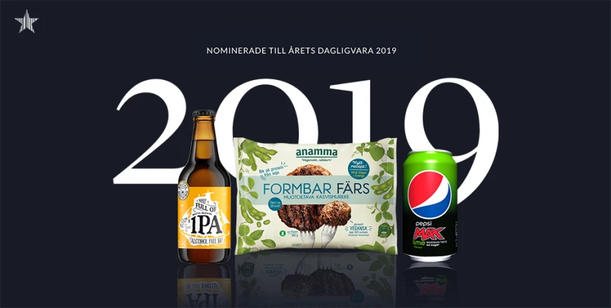 Pepsi Max Lime är nominerad till Årets Dagligvara 2019!