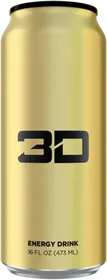 3D Gold energy drink