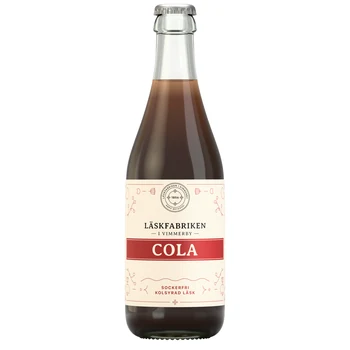 Läskfabriken i Vimmerby Cola Sockerfri, produktbild