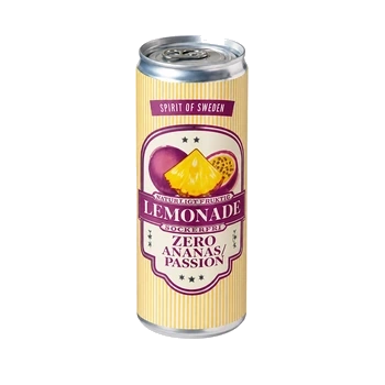 Spirit of Sweden Lemonad Zero Ananas/Passion, produktbild